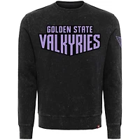 Sweat-shirt unisexe Sportiqe Eclipse noir Golden State Valkyries Rock & Roll Collection Freddy Mineral Wash