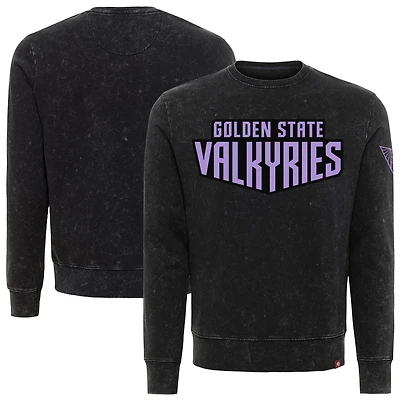 Sweat-shirt unisexe Sportiqe Eclipse noir Golden State Valkyries Rock & Roll Collection Freddy Mineral Wash