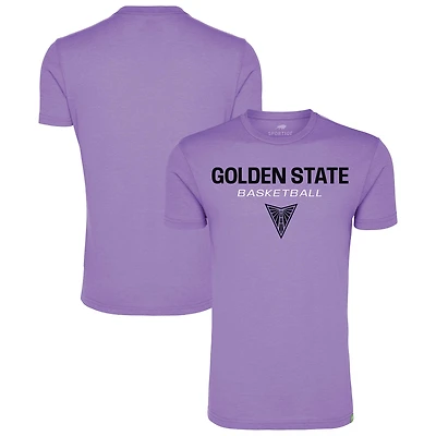 T-shirt unisexe Sportiqe violet Golden State Valkyries confortable en mélange de trois matières
