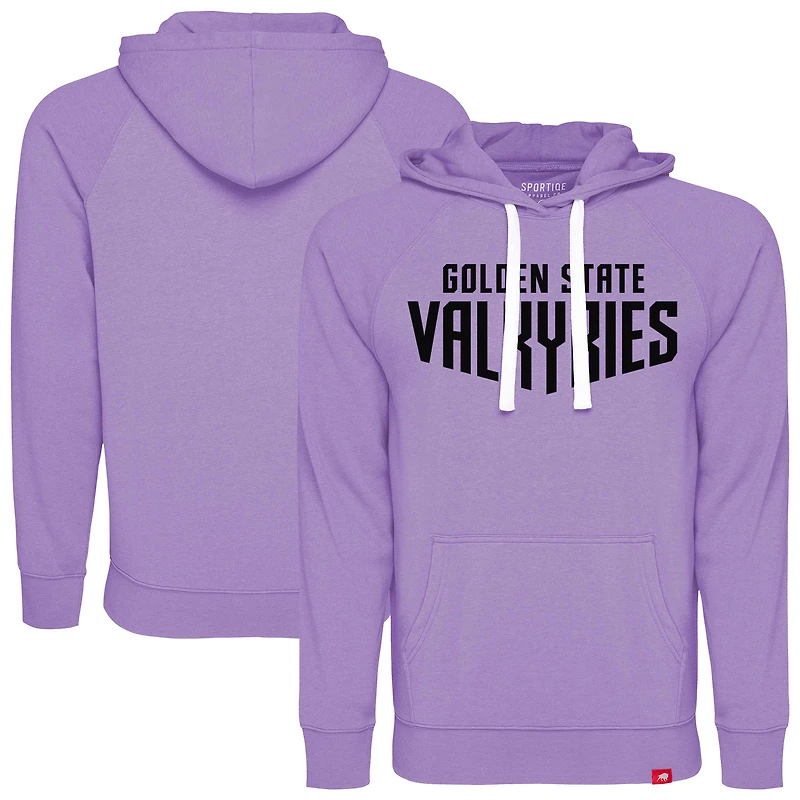 Sweat à capuche unisexe Sportiqe Violet Golden State Valkyries Olsen Tri-Blend