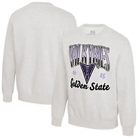Unisex Stadium Essentials Oatmeal Golden State Valkyries Sky High Fleece Crew Neck Sweatshirt