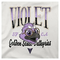 Sweat-shirt ras du cou unisexe Stadium Essentials Oatmeal Golden State Valkyries Sky High Mascot en polaire