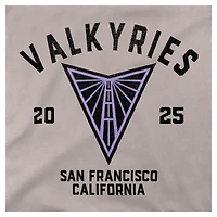 Unisex Stadium Essentials Purple Golden State Valkyries Oversized Vintage Wash T-Shirt