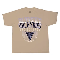 Unisex Stadium Essentials Sand Golden State Valkyries Rays Up Urban Premium Relaxed Fit T-Shirt