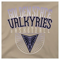 Unisex Stadium Essentials Sand Golden State Valkyries Rays Up Urban Premium Relaxed Fit T-Shirt