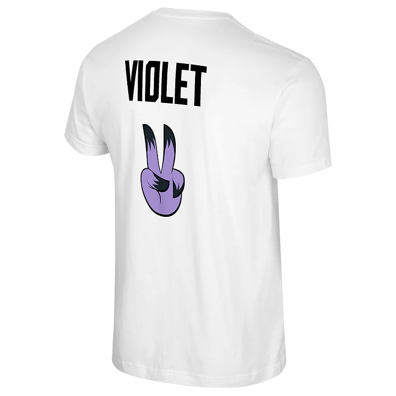 T-shirt unisexe Stadium Essentials blanc avec nom et numéro de la mascotte des Golden State Valkyries