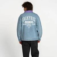 Unisex The Wild Collective  Denim Golden State Valkyries Conductor Full-Zip Jacket
