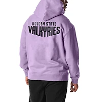 Sweat à capuche unisexe en polaire délavée Violet Golden State Valkyries de The Wild Collective