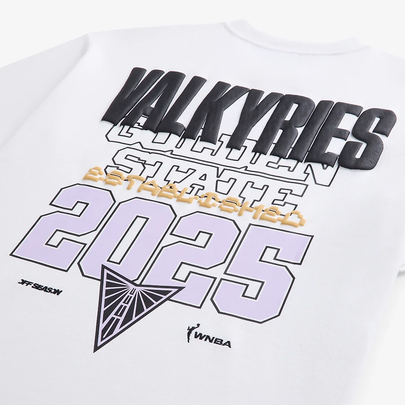 Unisex  White Golden State Valkyries Graphic T-Shirt