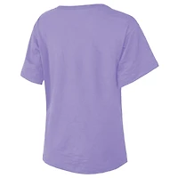 T-shirt boxy violet pour femme de Majestic Threads, Golden State Valkyries The Edge