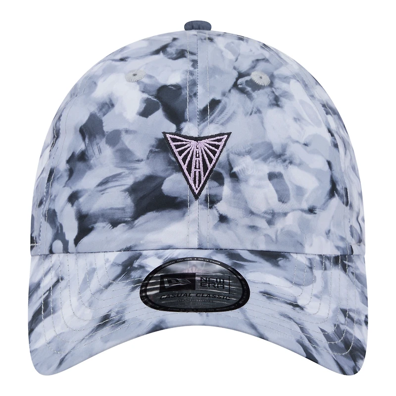 Women's New Era Eclipse Black Golden State Valkyries Floral Print Casual Classic Adjustable Hat