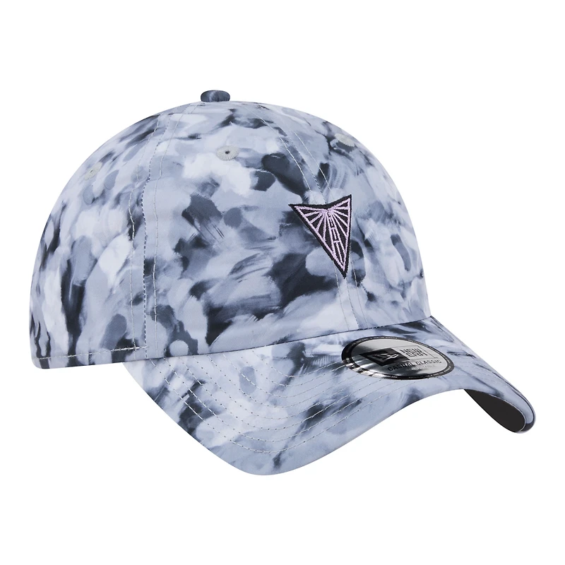 Women's New Era Eclipse Black Golden State Valkyries Floral Print Casual Classic Adjustable Hat