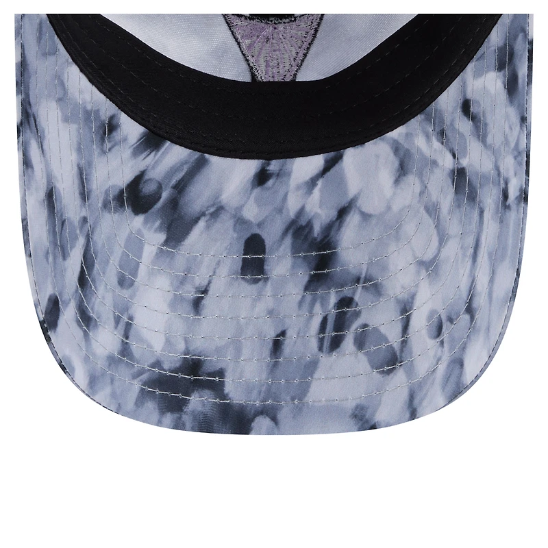 Women's New Era Eclipse Black Golden State Valkyries Floral Print Casual Classic Adjustable Hat