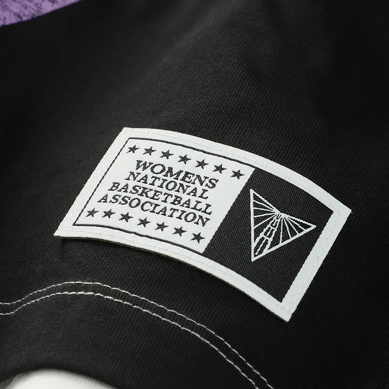 Women's New Era White Golden State Valkyries Team Split Cropped Boxy T-Shirt