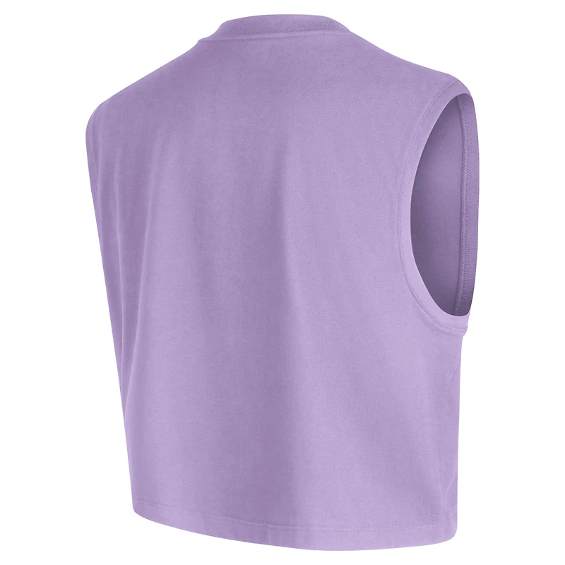T-shirt court sans manches Nike Violet Golden State Valkyries 2026 Authentic On-Court pour femmes