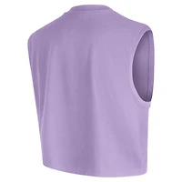 T-shirt court sans manches Nike Violet Golden State Valkyries 2026 Authentic On-Court pour femmes