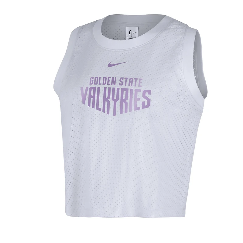 Débardeur en maille Nike Golden State Valkyries blanc pour femme