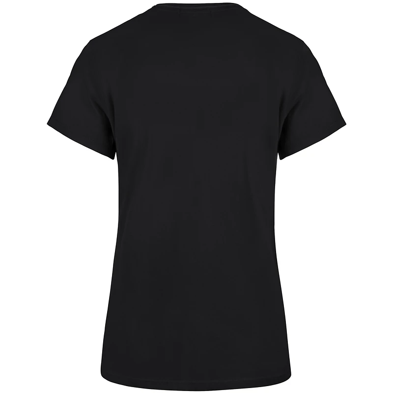 Women's Profile x 47 Black Golden State Valkyries Logo Lockup Plus V-Neck T-Shirt