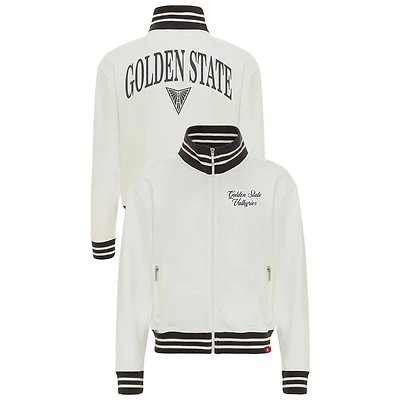 Women's Sportiqe Cream Golden State Valkyries Athletic Club Collection Sutton French Terry Full-Zip Jacket