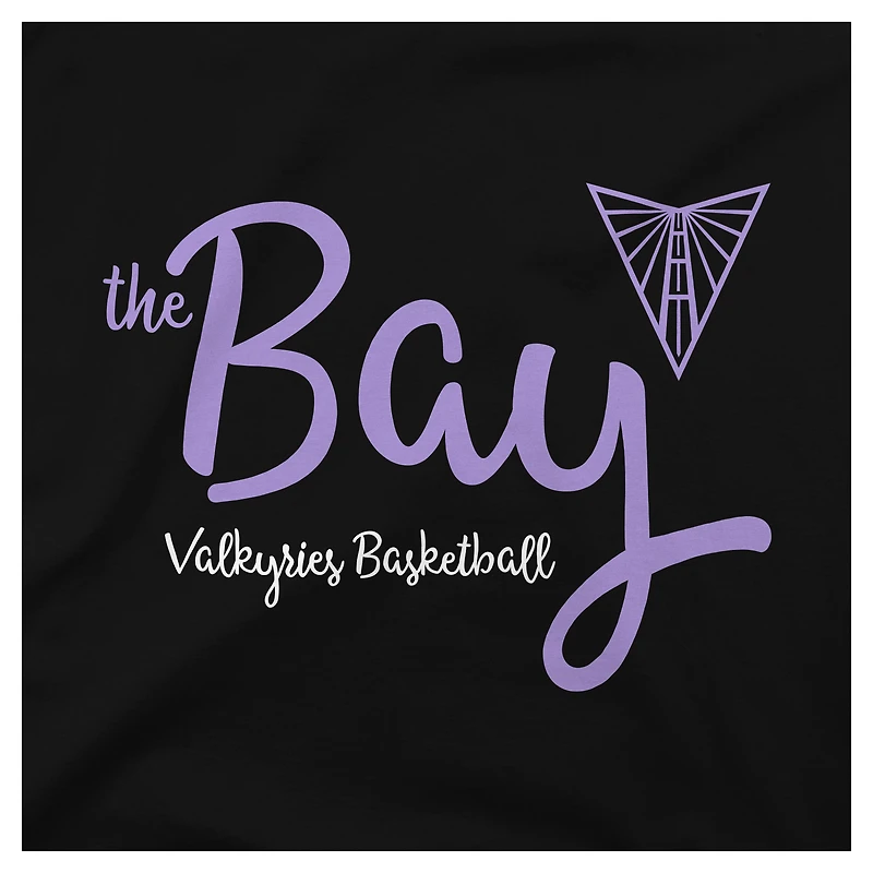 T-shirt noir Stadium Essentials pour femme Golden State Valkyries, troisième quart-temps