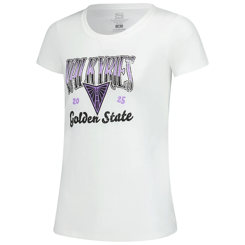 Women's Stadium Essentials White Golden State Valkyries Sky High T-Shirt