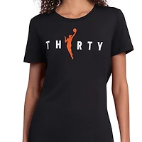 Women's Starter  Black Golden State Valkyries WNBA 30th Anniversary Scoop Neck T-Shirt
