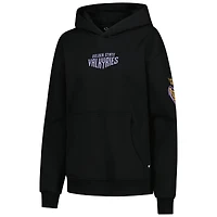 Sweat à capuche en polaire noir The Wild Collective pour femme avec logo Golden State Valkyries