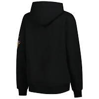 Sweat à capuche en polaire noir The Wild Collective pour femme avec logo Golden State Valkyries