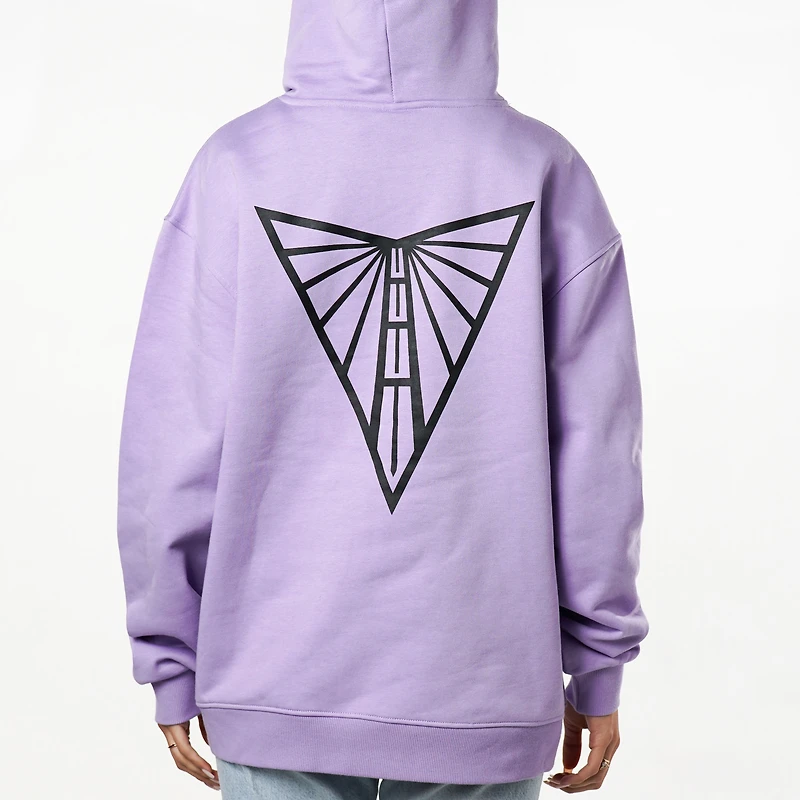 Women's The Wild Collective Violet Golden State Valkyries Icon Fleece Pullover Hoodie