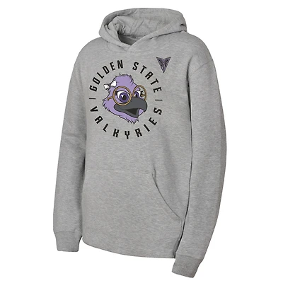 Sweat à capuche gris chiné pour jeune mascotte des Golden State Valkyries