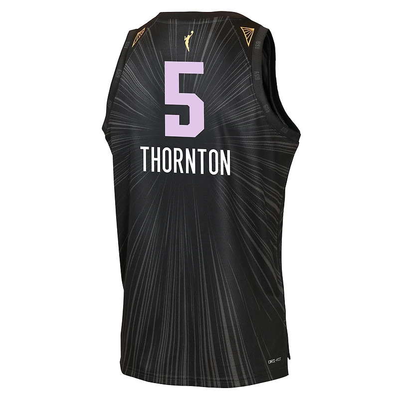 Youth Nike Kayla Thornton Anthracite Golden State Valkyries Victory Jersey - Rebel Edition
