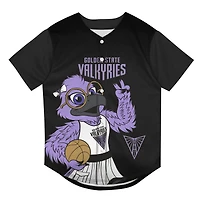 Youth Outerstuff  Eclipse Black Golden State Valkyries Mascot Friend Mesh Fashion Jersey