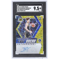 Brandin Podziemski Golden State Warriors Autographed 2023-24 Panini Mosaic Gold Prizm Fast Break #FB-POD #4/10 SGC Authenticated 9.5 Rookie Card