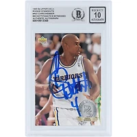 Chris Webber Golden State Warriors Autographed 1993-94 Upper Deck Rookie Standouts #RS1 Beckett Fanatics Witnessed Authenticated 10 Rookie Card
