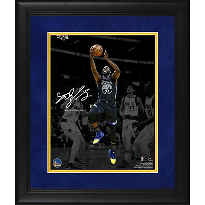 Photographie encadrée de 11"x 14" de Draymond Green, Golden State Warriors - Signature en fac-similé