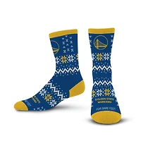 For Bare Feet  Royal Golden State Warriors Team Sweater Socks