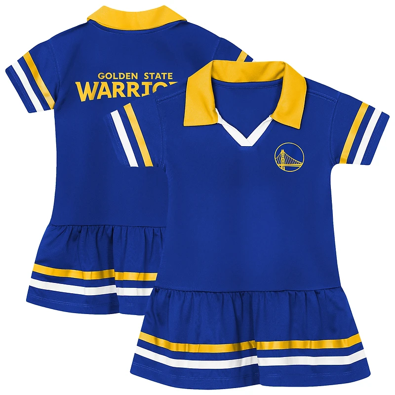 Robe de soirée pour filles Outerstuff Royal Golden State Warriors Star Player Fashion Dress