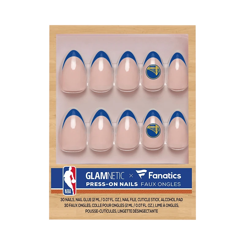 Kit de manucure Glamnetic x Fanatics Golden State Warriors