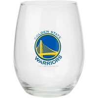 Golden State Warriors 15 oz. Verre à vin sans pied