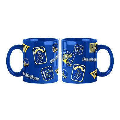 Golden State Warriors 2-Pack 15oz. Color Mug Set