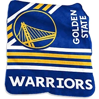 Couverture Raschel en peluche 50'' x 60'' Golden State Warriors