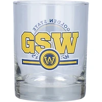 Golden State Warriors Letterman 14 oz. Verre de roches