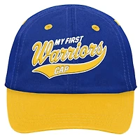 Infant Blue Golden State Warriors My First Tail Sweep Slouch Flex Hat