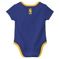 Infant Nike  Blue Golden State Warriors Courtside Premier 2-Pack Bodysuit Set