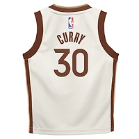 Maillot Nike Swingman Stephen Curry beige Golden State Warriors 2025/26 City Edition pour bébé