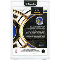 Carte Klay Thompson Golden State Warriors 2023-24 Panini Select Gold Flash Prizm n° 198, note 9/10