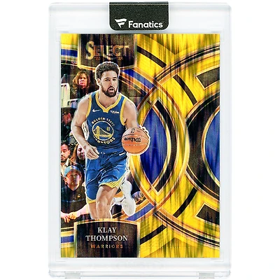 Klay Thompson Golden State Warriors 2023-24 Panini Select Gold Flash Prizm #198 #9/10 Card