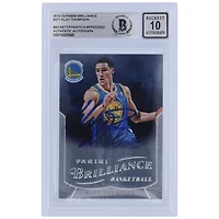 Carte de recrue Panini Brilliance #271 autographiée 2012-13 de Klay Thompson par les Golden State Warriors, Beckett Fanatics Witnessed Authenticated 10