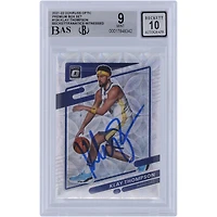 Coffret Panini Donruss Optic Premium 2021-22 autographié par Klay Thompson des Golden State Warriors, lunette de visée n° 124, n° 249, Beckett Fanatics, carte 9/10 authentifiée et témoin