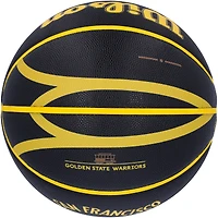 Ballon de basket-ball de collection Wilson 2023-24 City Edition dédicacé par Klay Thompson des Golden State Warriors